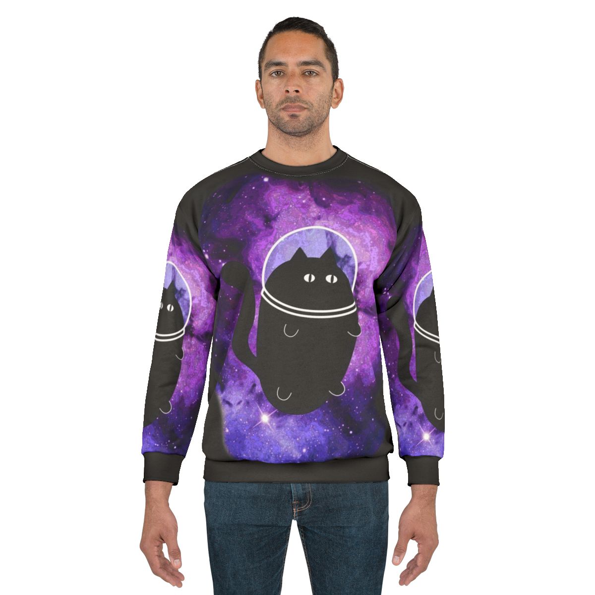 Catronaut - A cosmic cat sweatshirt with an astronaut design