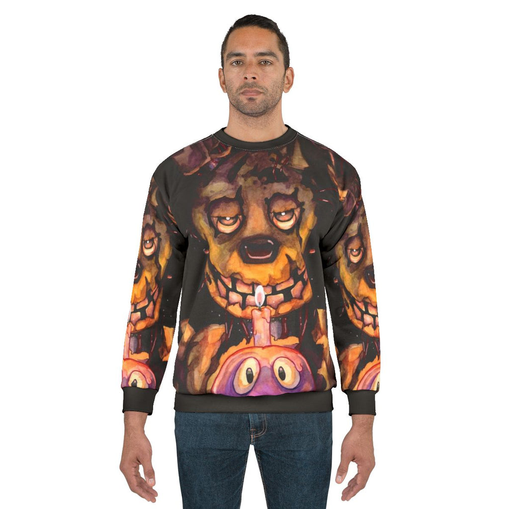 FNAF Springtrap Watercolor Sweatshirt