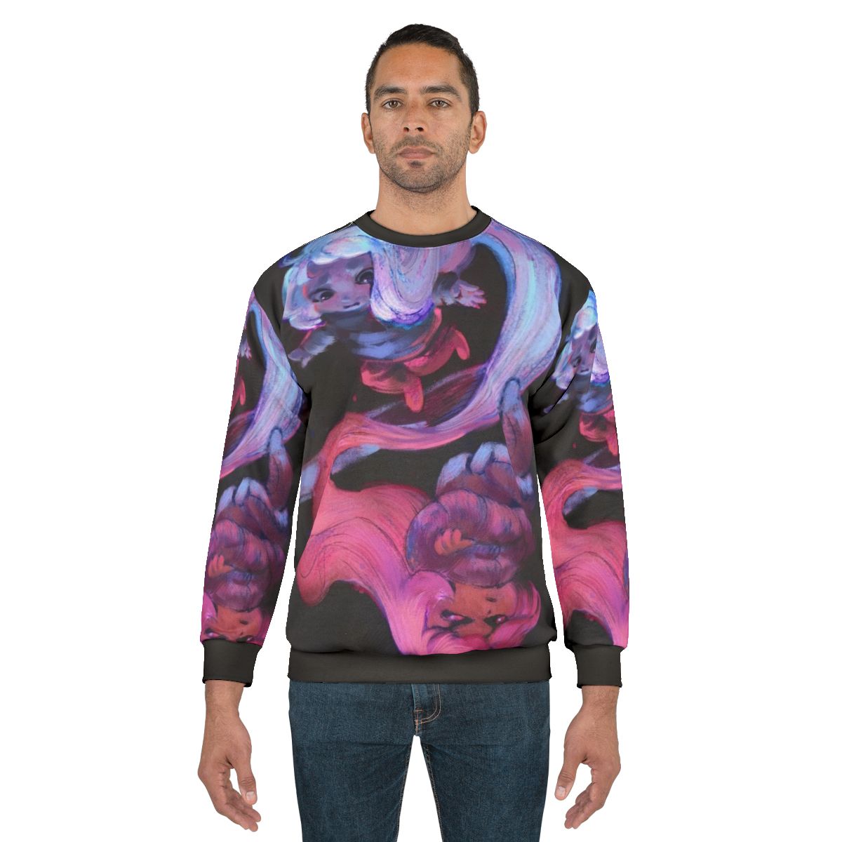 Celeste inspired sweatshirt with space and star design