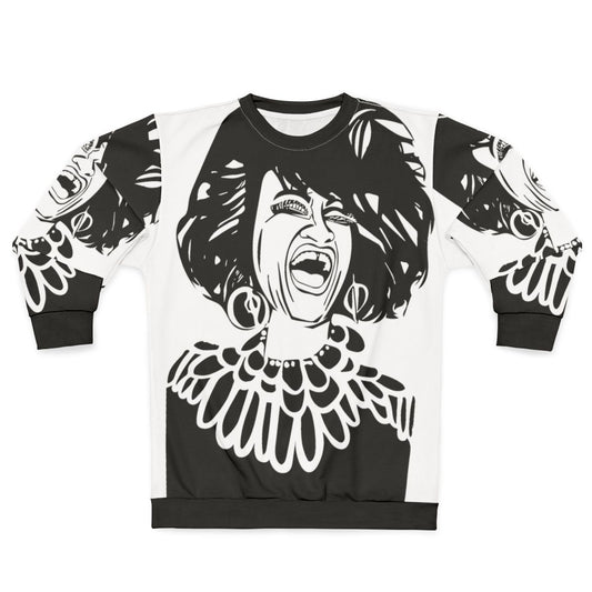 Celia Cruz abstract portrait sweatshirt