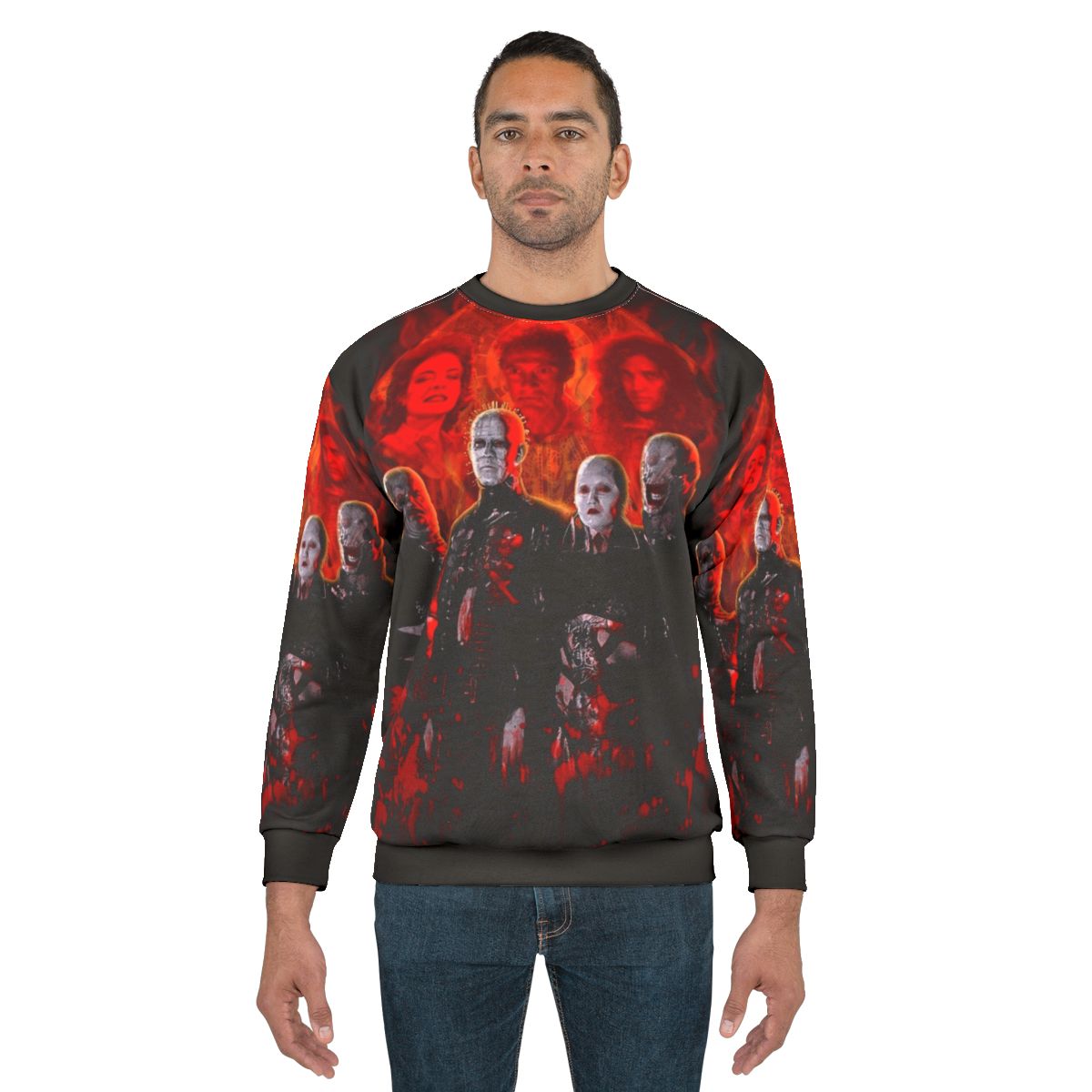 Cenobites Pinhead Horror Puzzle Box Sweatshirt