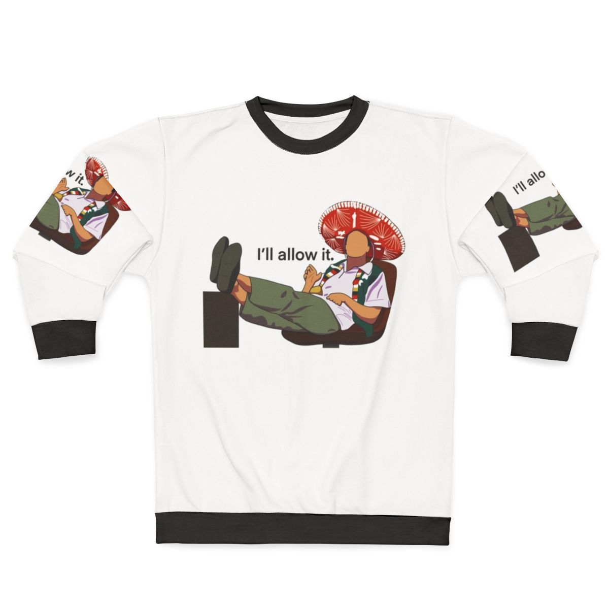 "Chang I'll Allow It" Community TV Show Sweatshirt featuring Donald Glover, Troy and Abed, and pop culture references