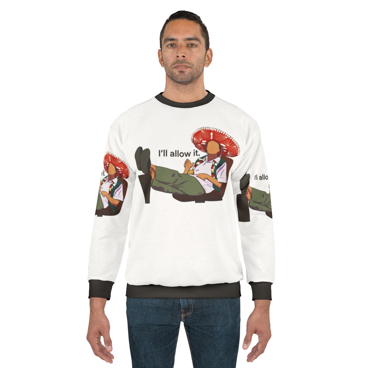 "Chang I'll Allow It" Community TV Show Sweatshirt featuring Donald Glover, Troy and Abed, and pop culture references