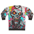 Zombie Apocalypse Horror Sweatshirt with Creepy Reanimated Design