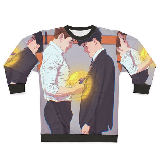 Heartstopper Sweatshirt featuring Nick Nelson and Charlie Spring from the LGBT graphic novel series