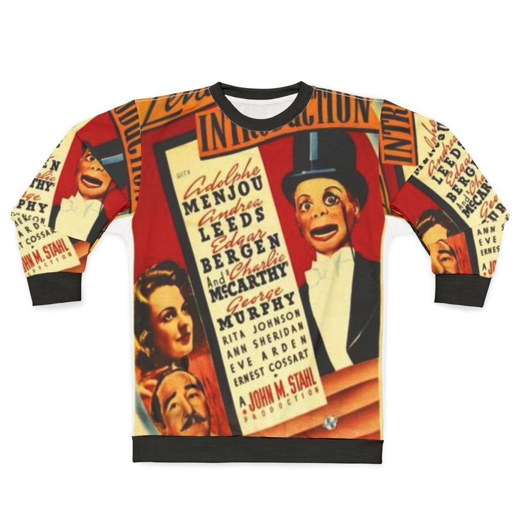 Vintage Charlie Sweatshirt featuring classic cinema and ventriloquist design