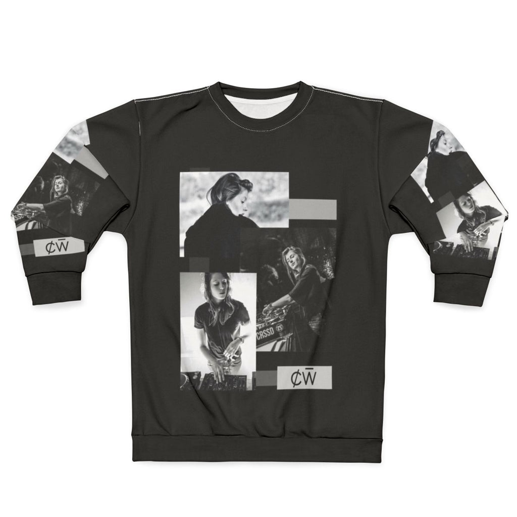 Charlotte De Witte Black and White Graphic Sweatshirt