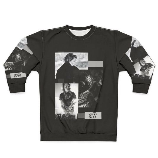 Charlotte De Witte Black and White Graphic Sweatshirt