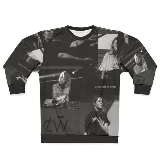 Charlotte De Witte Black and White Techno Sweatshirt