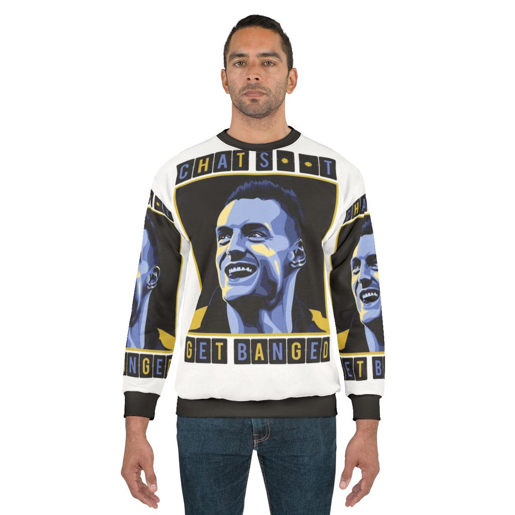 Jamie Vardy "Chat Shit Get Banged" Football Sweatshirt