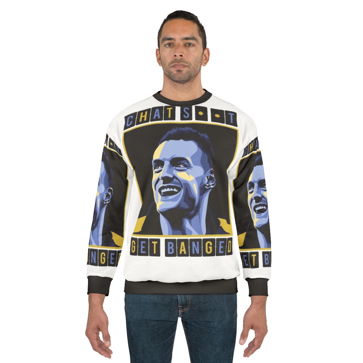 Jamie Vardy "Chat Shit Get Banged" Football Sweatshirt