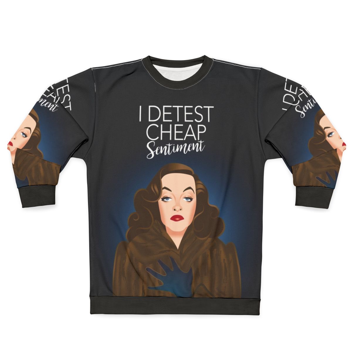 Classic Hollywood Sentiment Sweatshirt with Alejandro Mogolloart