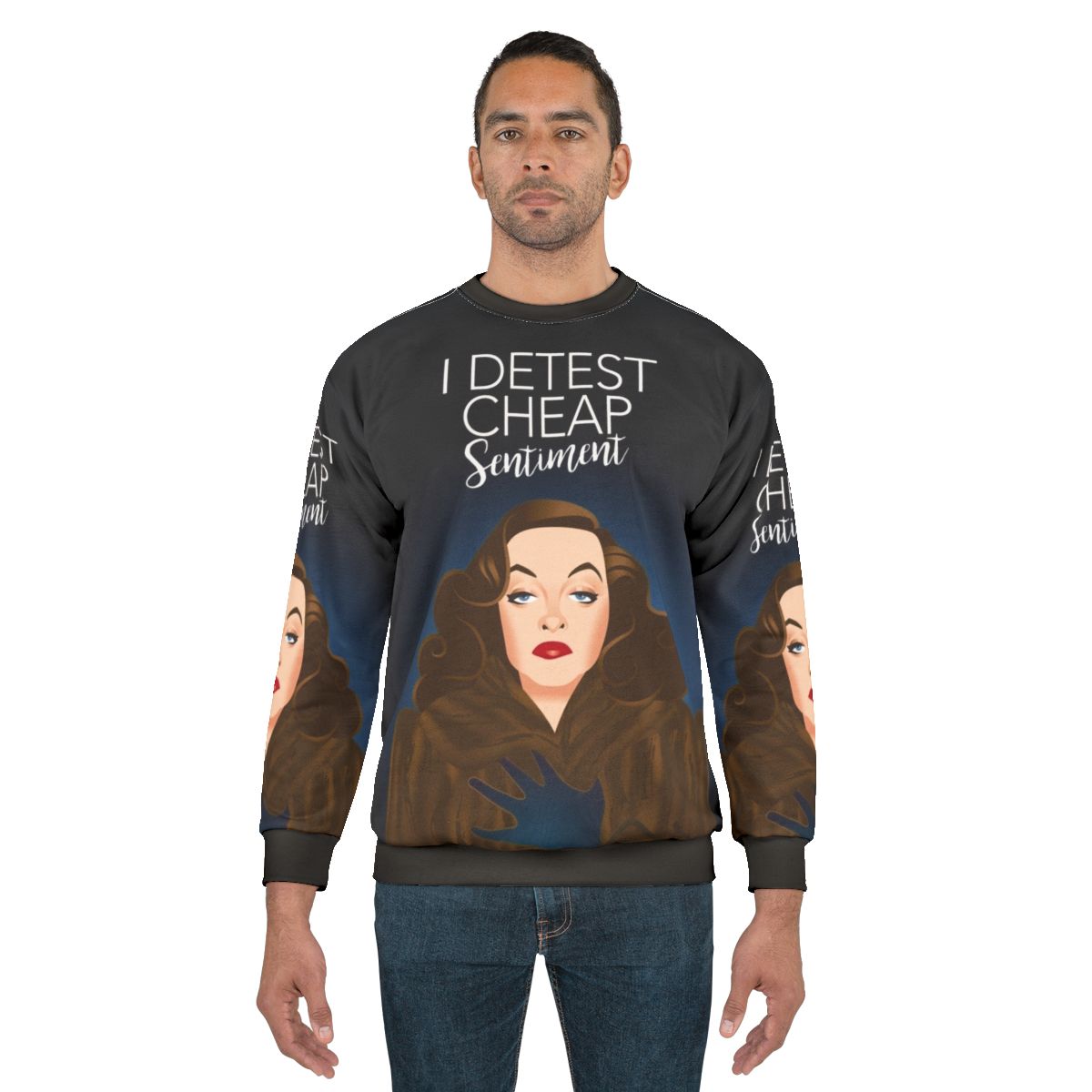 Classic Hollywood Sentiment Sweatshirt with Alejandro Mogolloart