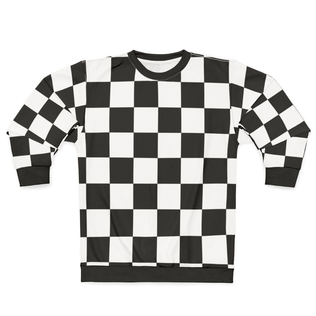 Checkered flag racing winner sweatshirt