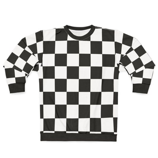 Checkered flag racing winner sweatshirt