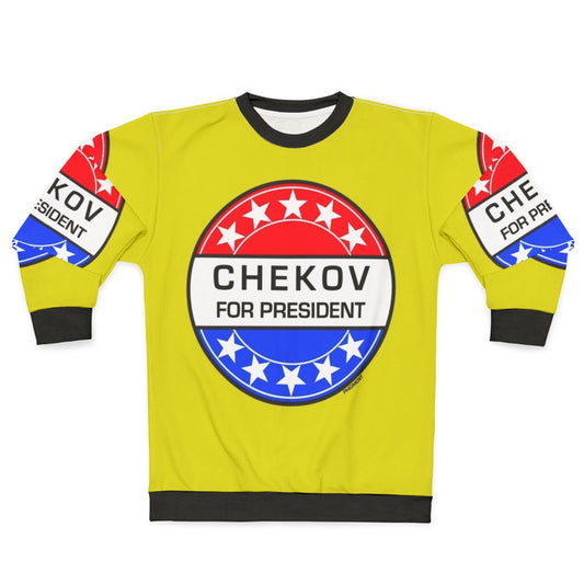 Chekov For President science fiction sweatshirt