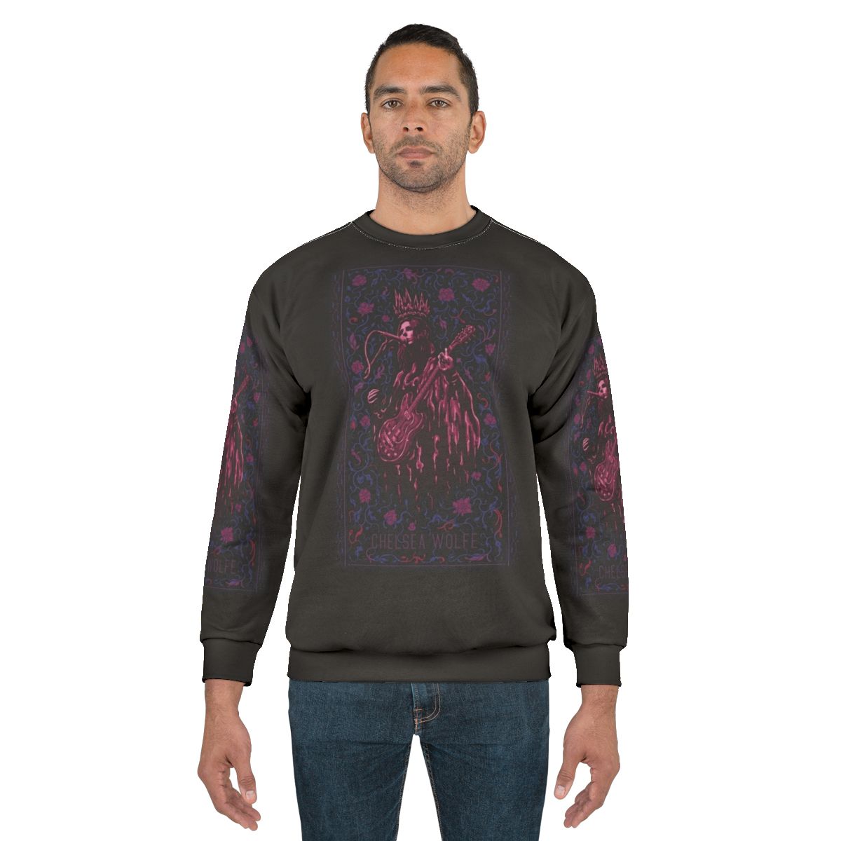 Chelsea Wolfe Tribute Sweatshirt with Experimental Metal and Gothic Fashion Aesthetic