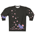 Cherry Blossom Sea Slug Sweatshirt with Vibrant Floral Design