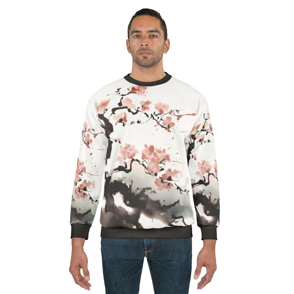 Cherry Blossom Japanese Ink Sweatshirt