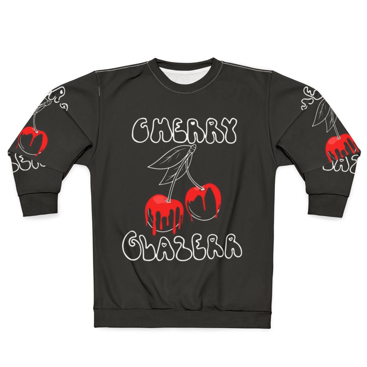 Cherry Glazerr Cherries Dark Sweatshirt