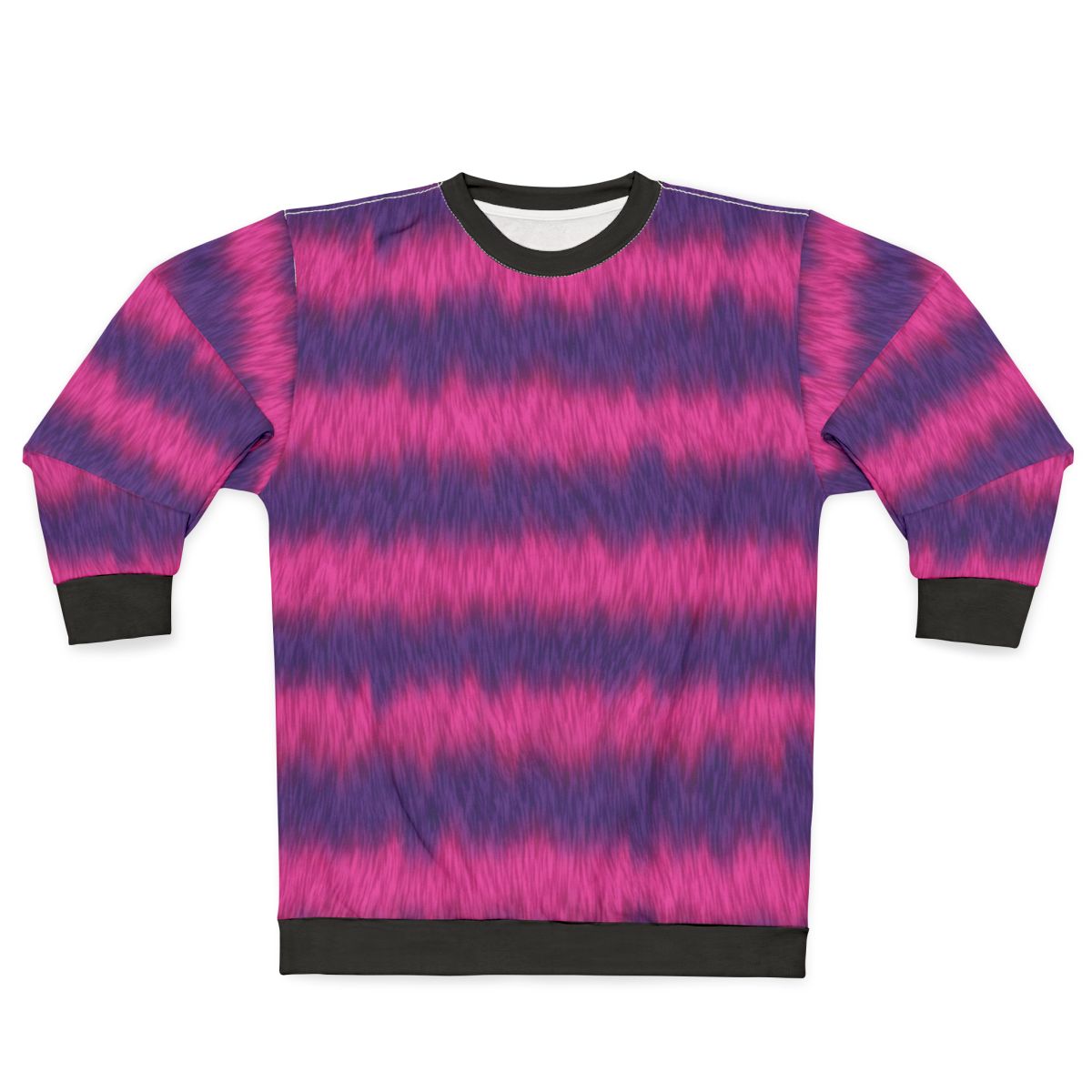 Cheshire Cat Sweatshirt with Striped Design