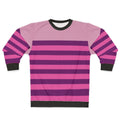 Cheshire Cat Inspired Horizontal Striped Sweatshirt
