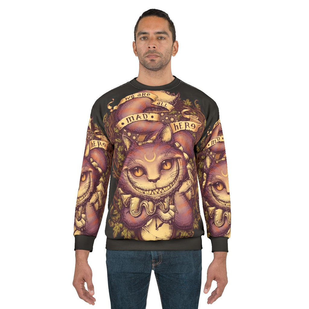 Cheshire Cat Inspired Sweatshirt