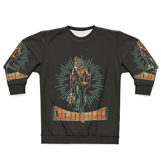 Chewbaquaman sci-fi superhero mash-up sweatshirt
