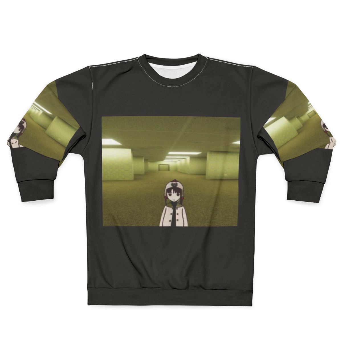 Chibi Lain in Liminal Hell Anime Sweatshirt