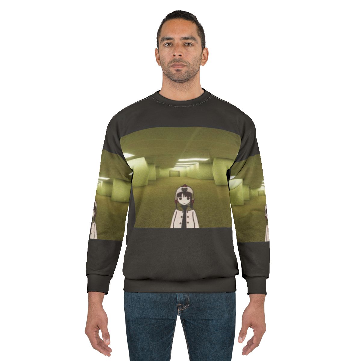 Chibi Lain in Liminal Hell Anime Sweatshirt