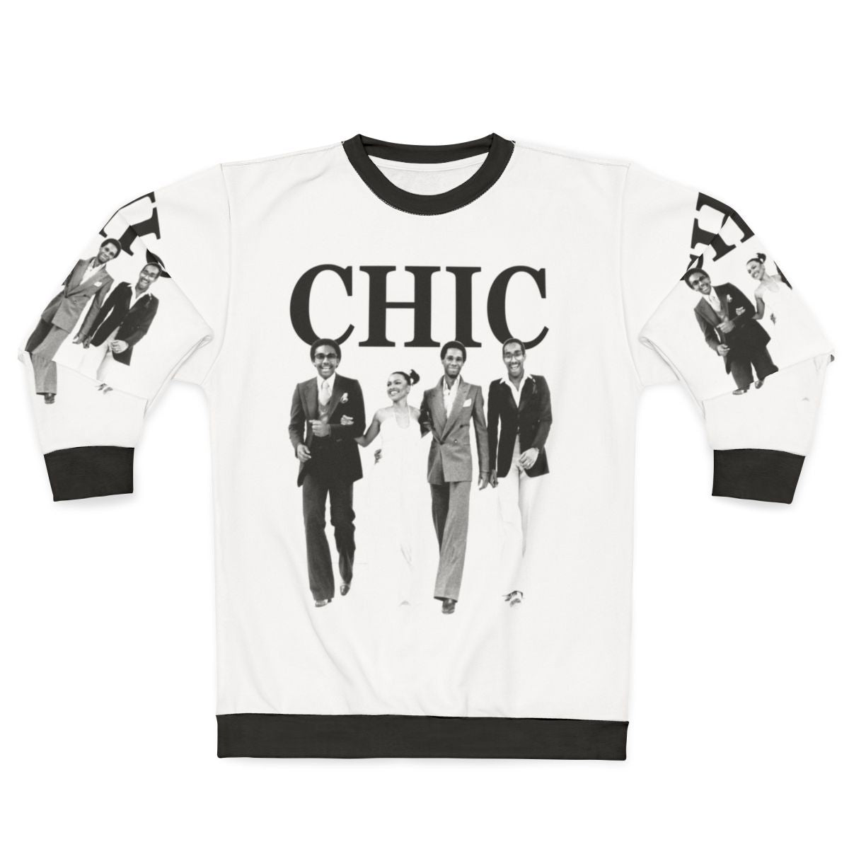Retro Disco Sweatshirt with Funky Music and 70s Vibe