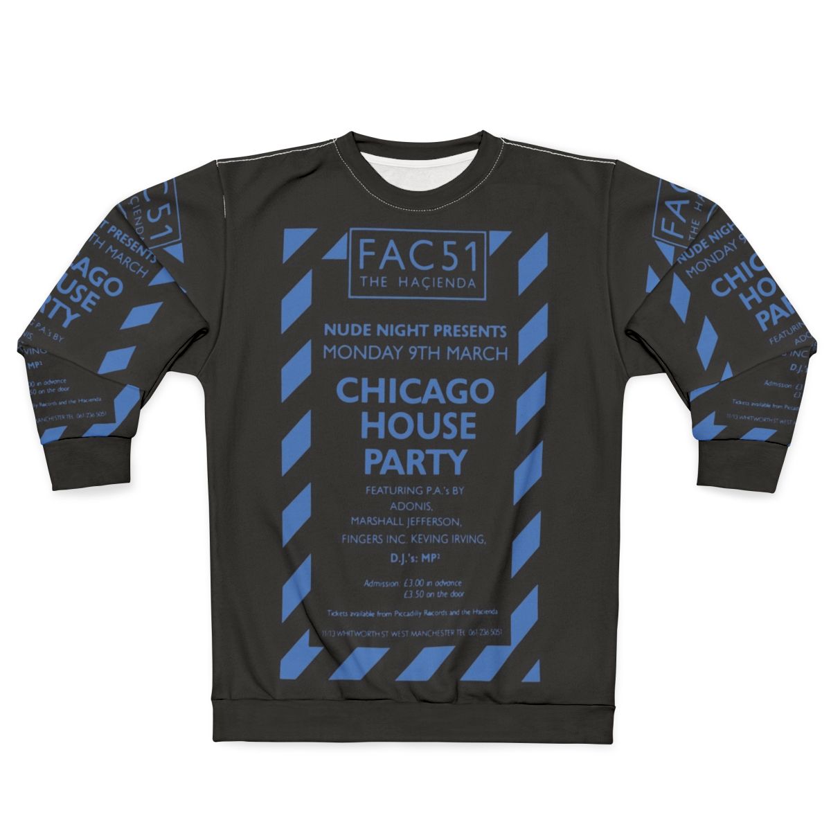 Vintage 1987 Chicago House Party at the Hacienda Sweatshirt
