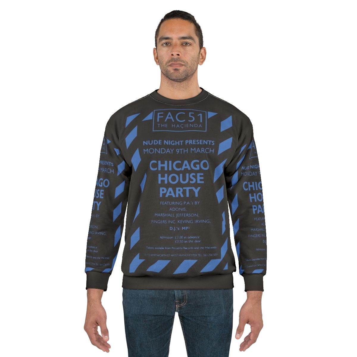 Vintage 1987 Chicago House Party at the Hacienda Sweatshirt