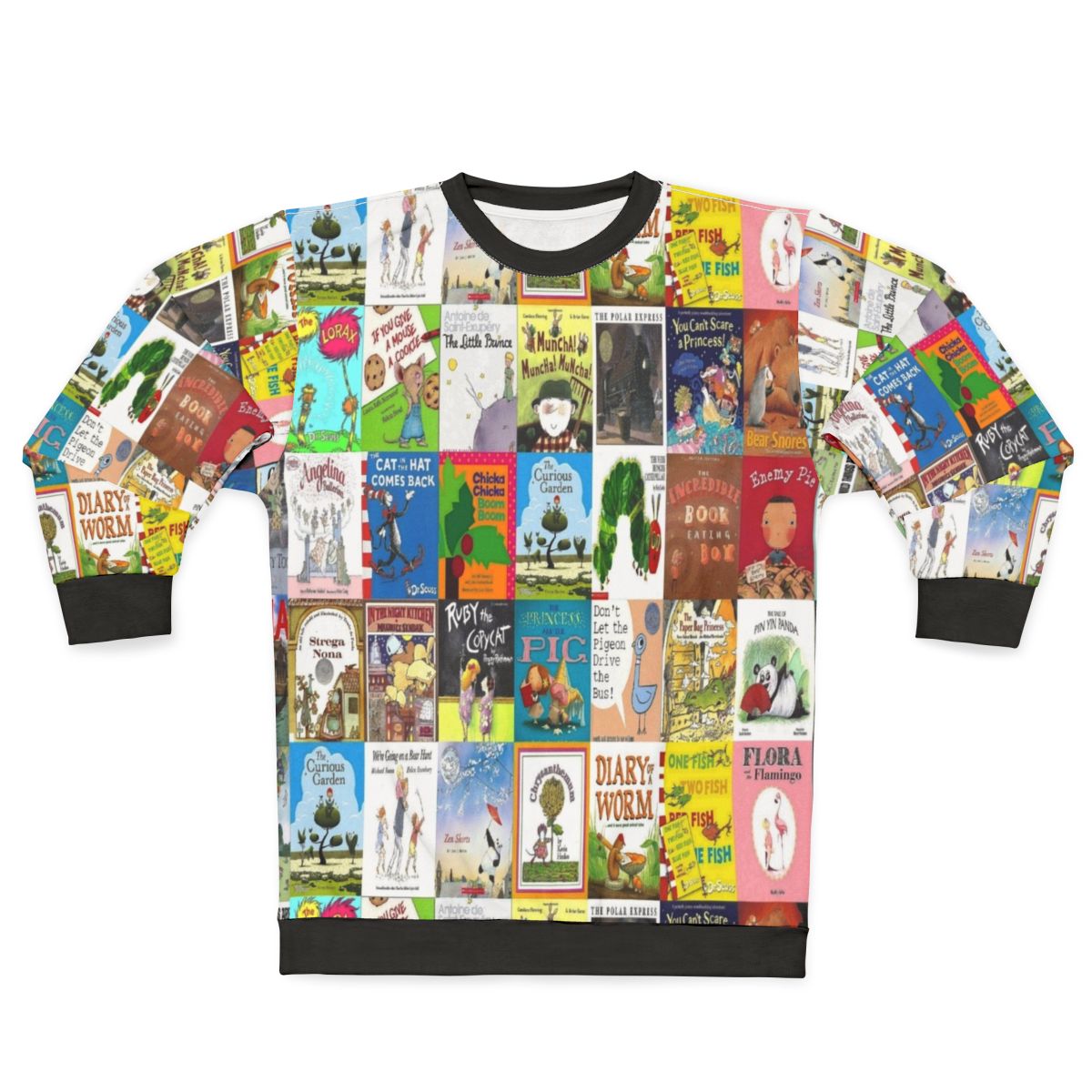 Children's book cover print sweatshirt
