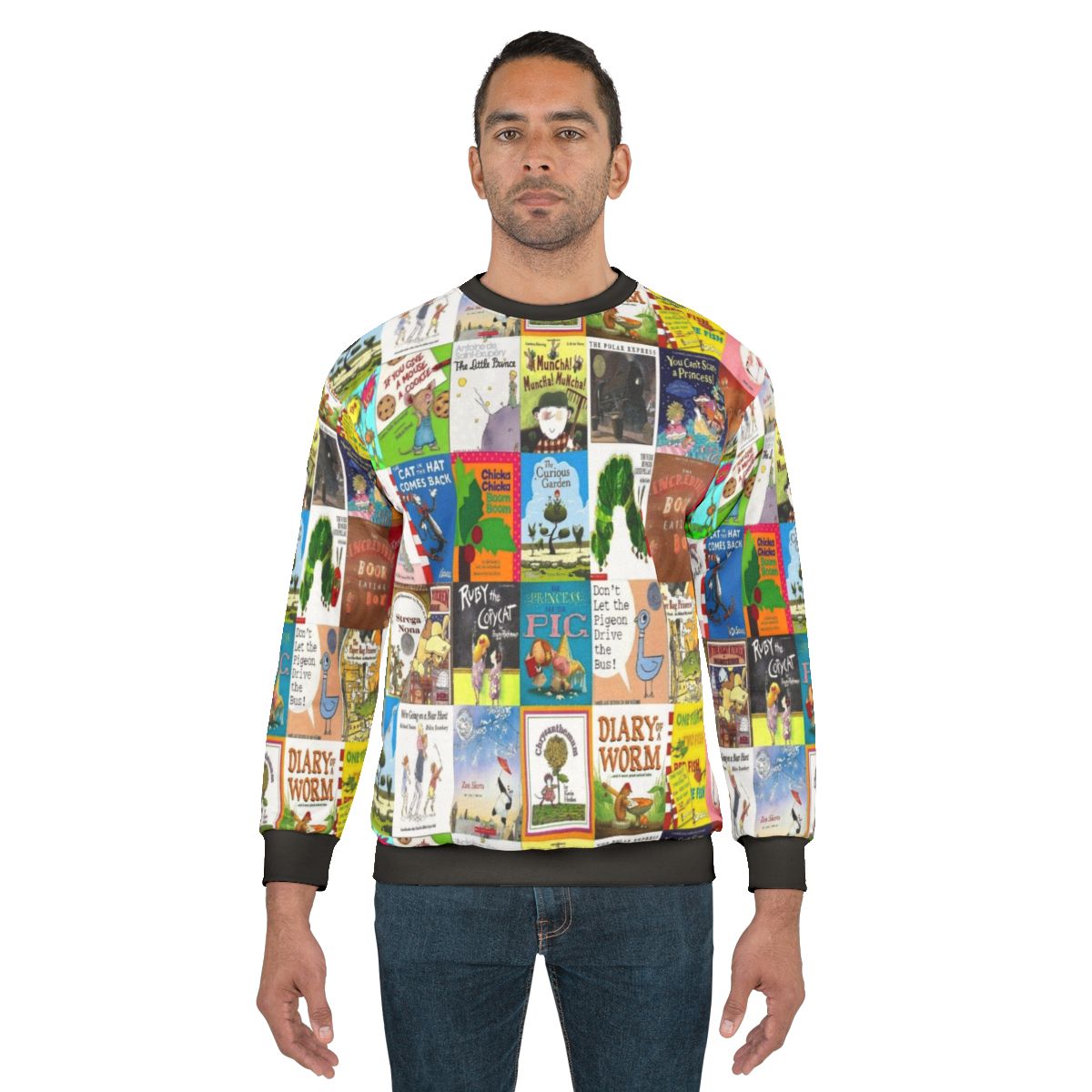 Children's book cover print sweatshirt