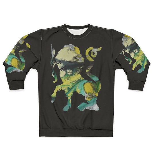 Chimaera Sweatshirt with Mythological Creature Design