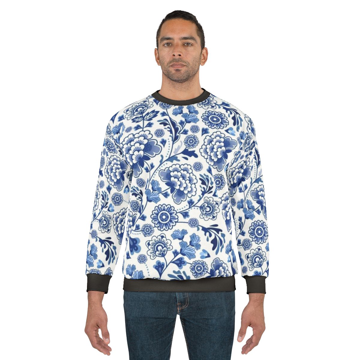 Chinese Porcelain Design Sweatshirt