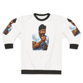 Chino sweatshirt with band graphic design