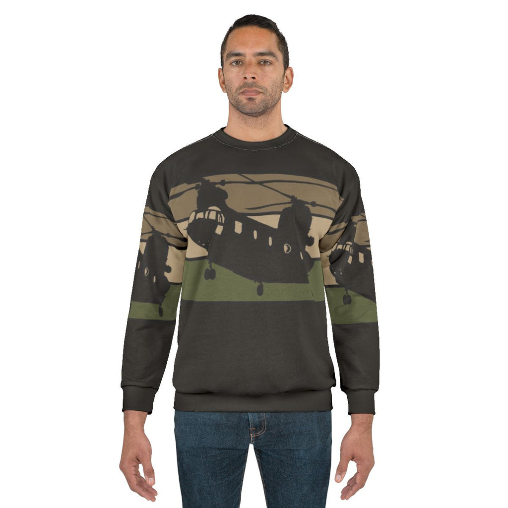 Chinook CH-47 Military Helicopter Sweatshirt