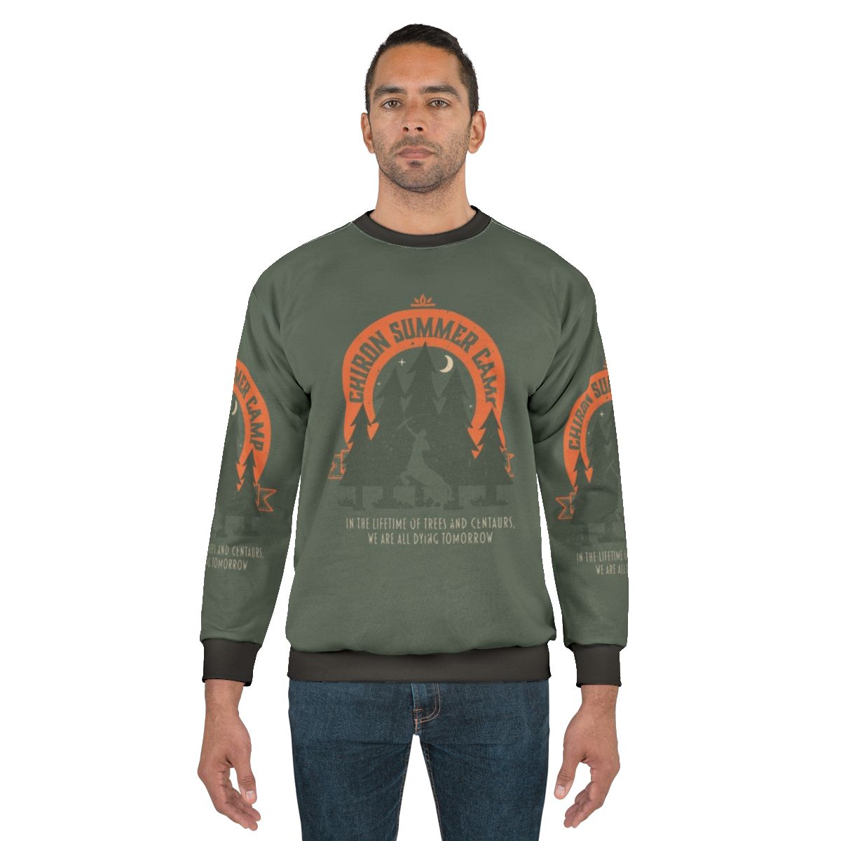 Chiron Summer Camp Sweatshirt with Song of Achilles Design