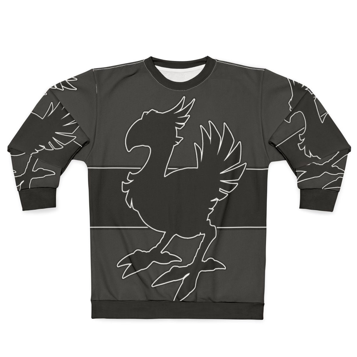 Chocobo Black Sweatshirt for Final Fantasy Fans