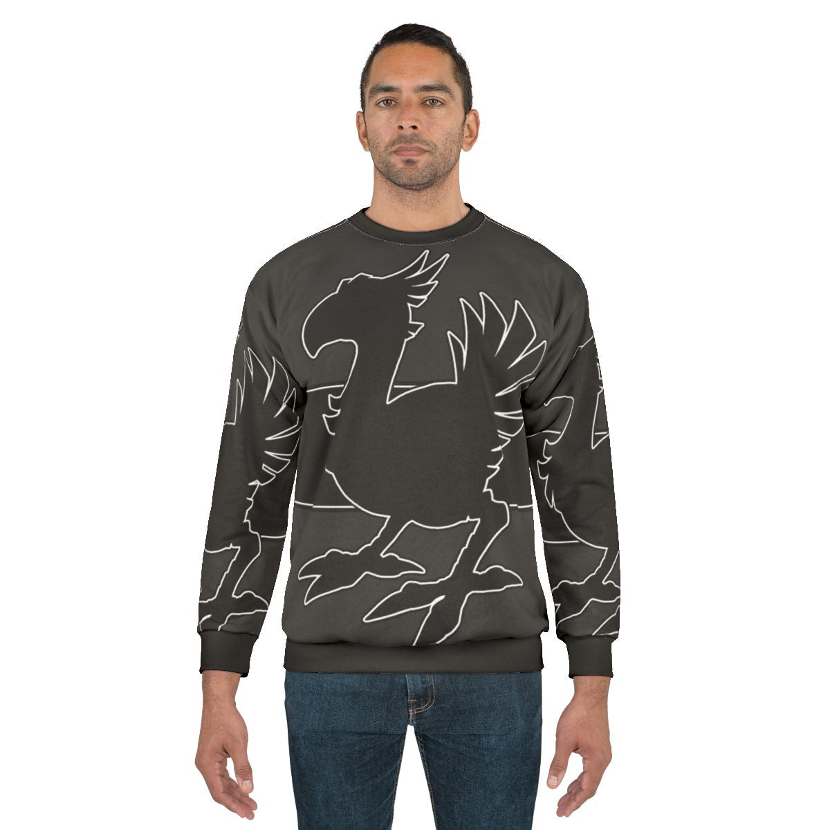 Chocobo Black Sweatshirt for Final Fantasy Fans