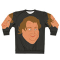 Vintage Chris Farley SNL Comedy Cartoon Head Sweatshirt