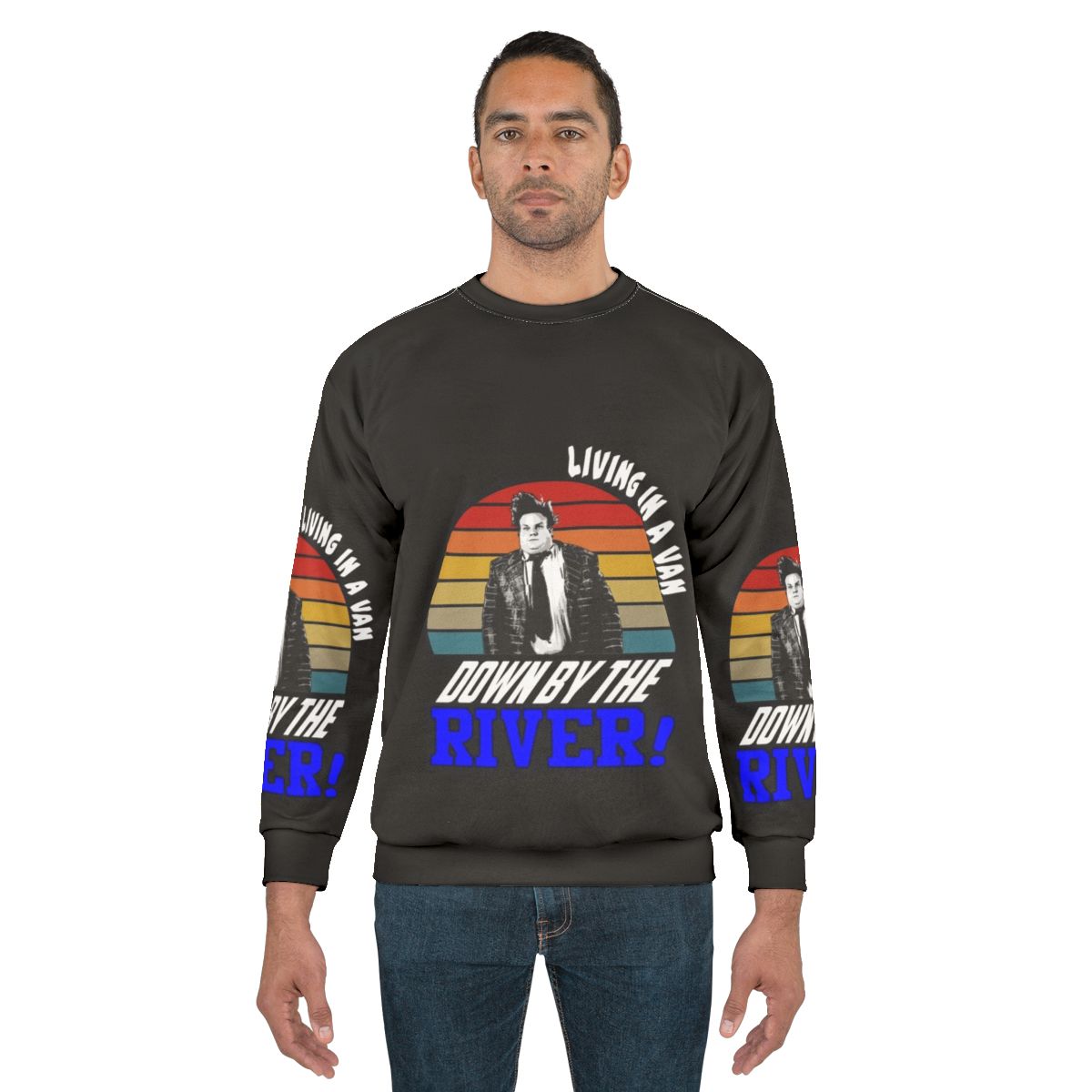 Retro Chris Farley Matt Foley Graphic Sweatshirt