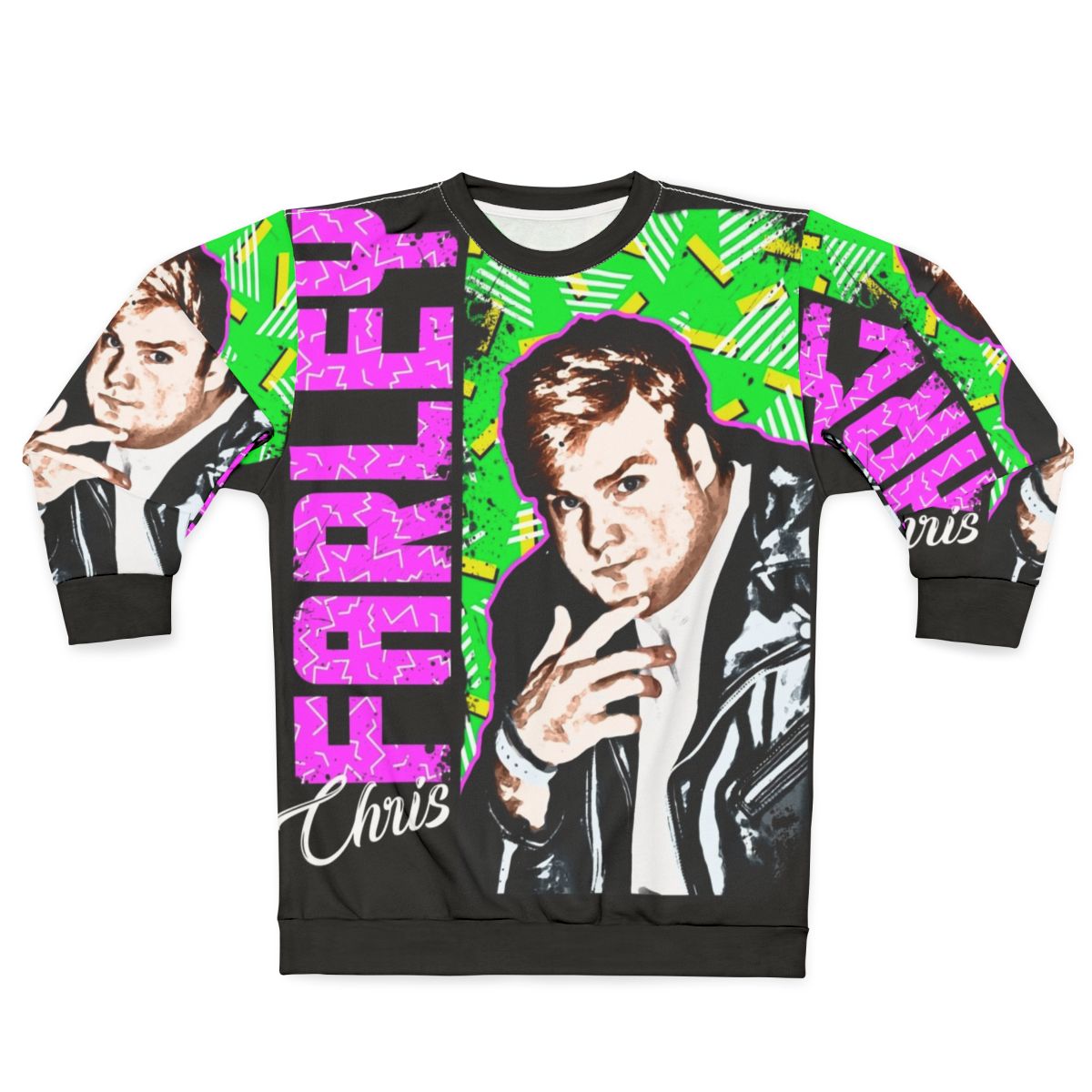 Retro Chris Farley Graphic Sweatshirt