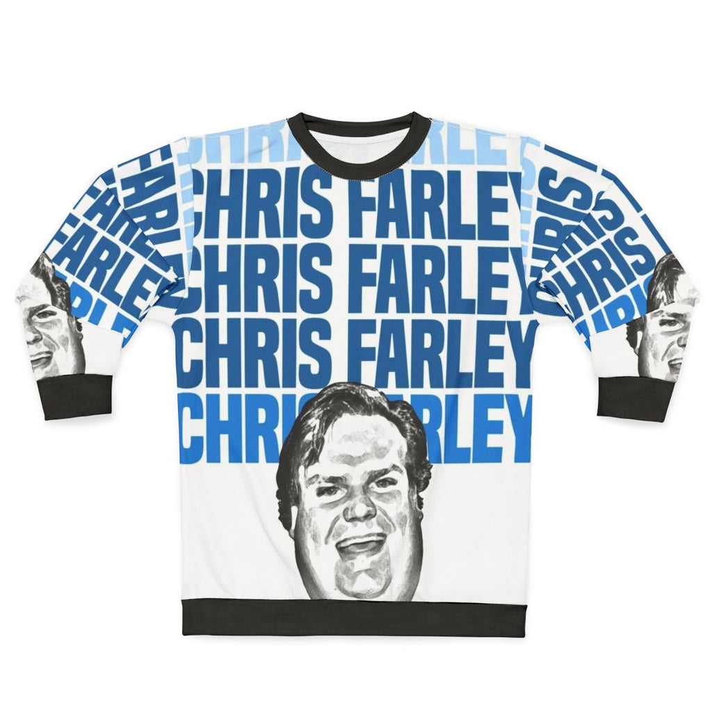Chris Farley 90s Nostalgia Graphic Sweatshirt