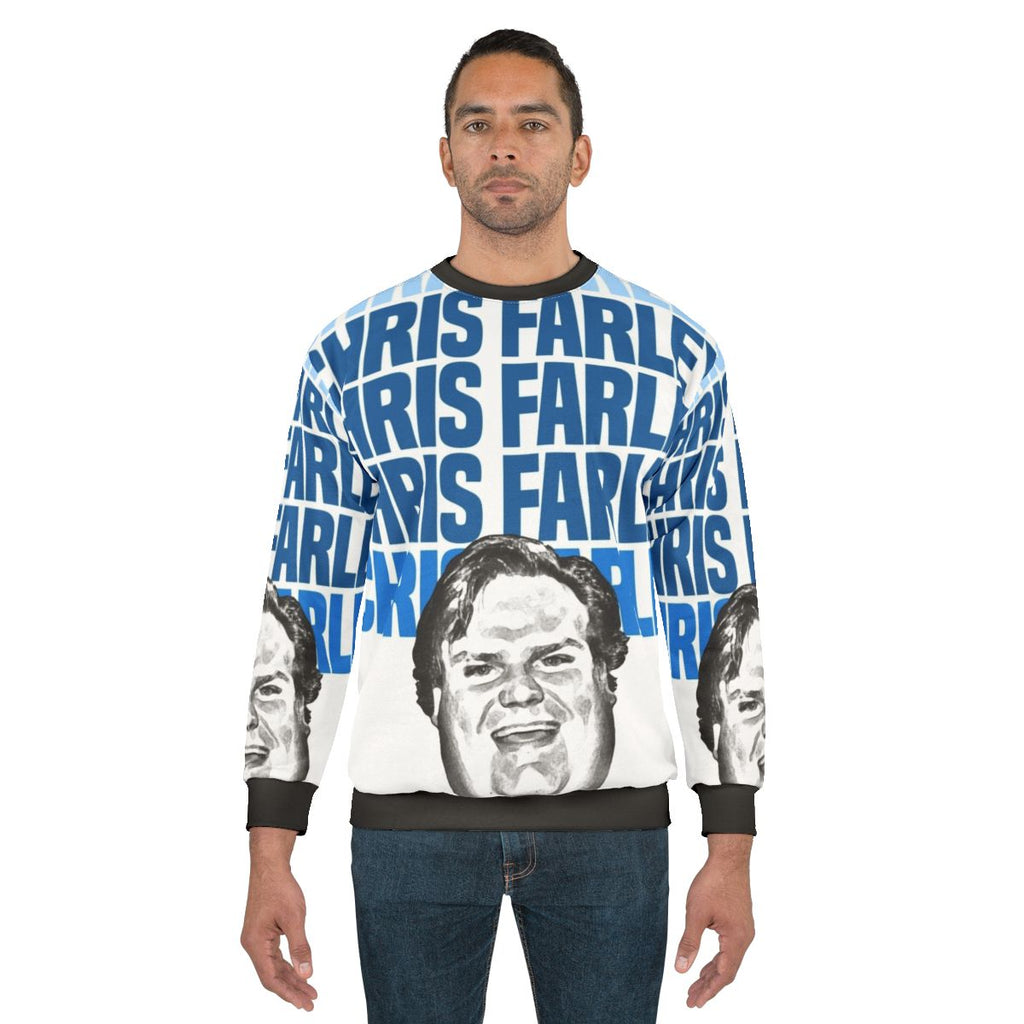 Chris Farley 90s Nostalgia Graphic Sweatshirt