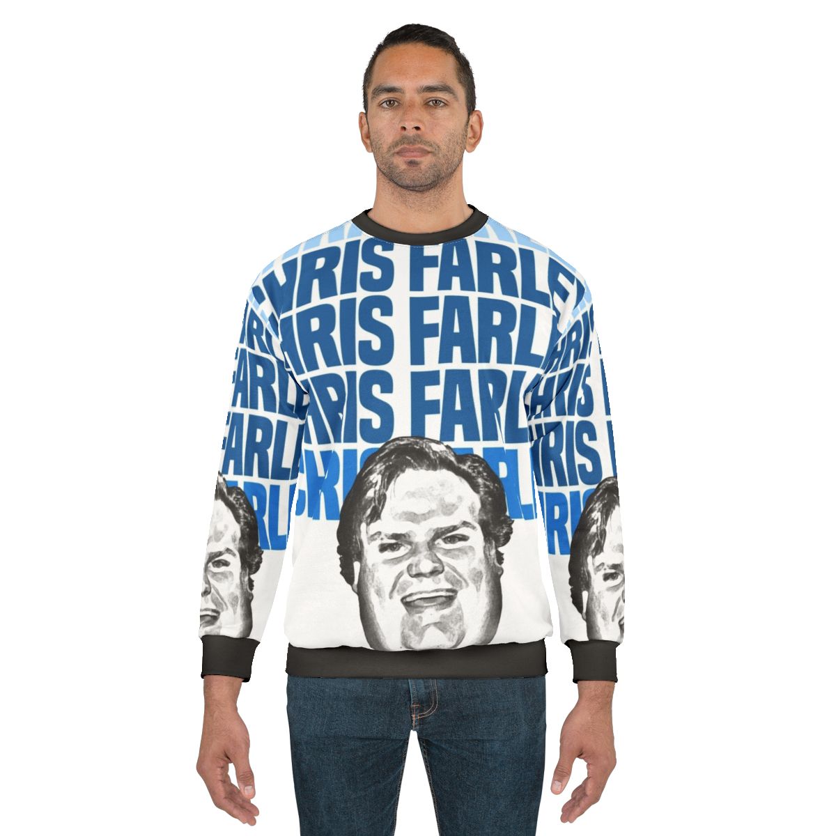Chris Farley 90s Nostalgia Graphic Sweatshirt