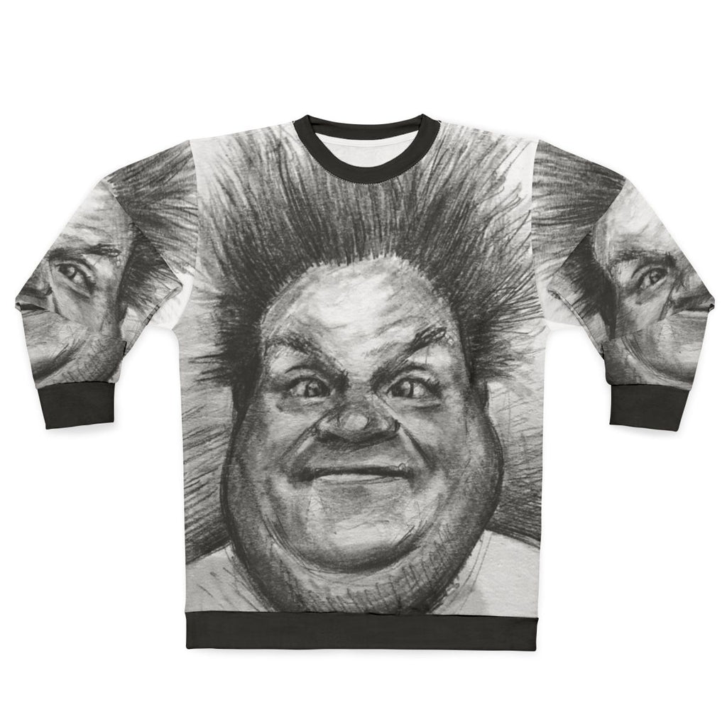 Chris Farley Portrait Sketch Sweatshirt