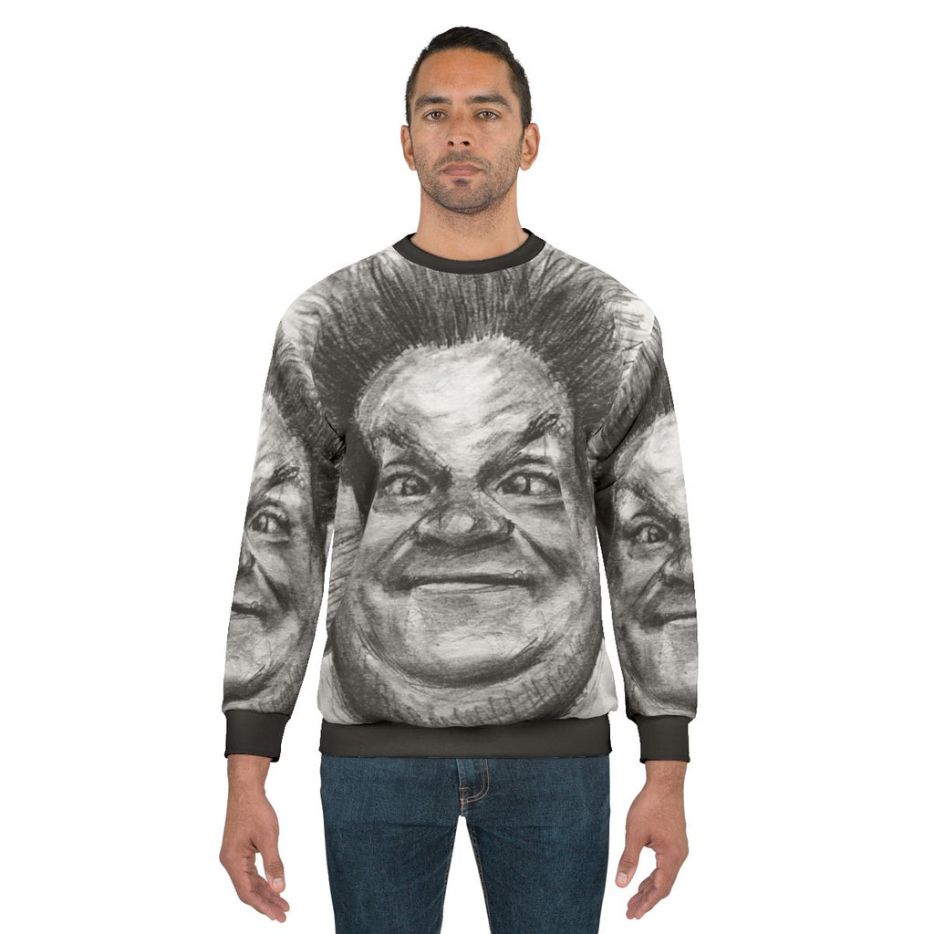 Chris Farley Portrait Sketch Sweatshirt